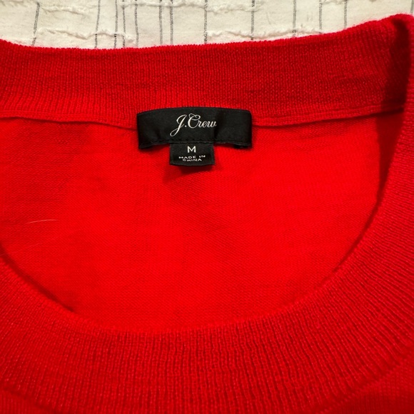 Red J Crew Sweater - Picture 2 of 2